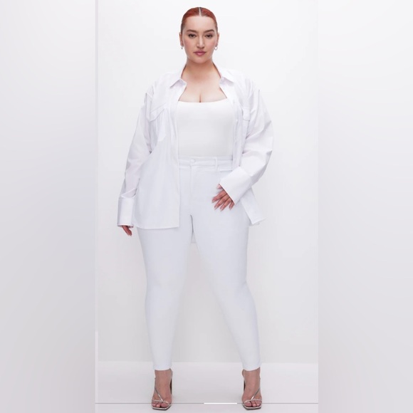 Good American Denim - NWT Good American Good Legs Skinny White Jeans Size 10